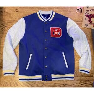 Walt Disney World Parks 1971 Mickey Icon Lettermen Jacket Size Large